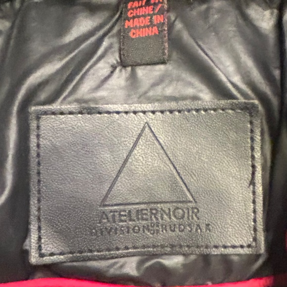 rudsak atelier noir xs black down winter parka jacket - Picture 9 of 11